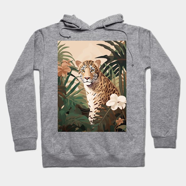 Leopard in the Jungle Hoodie by JunkyDotCom